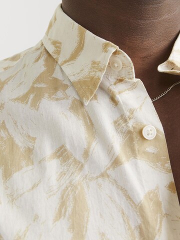 JACK & JONES Regular fit Overhemd in Beige