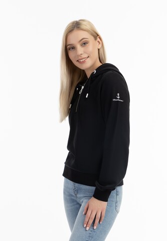 DreiMaster Maritim Sweatshirt in Zwart: voorkant