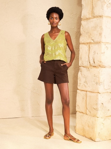 love & roses Top in Grün