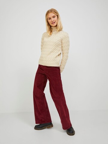 JJXX Wide leg Pants 'Gelly' in Red