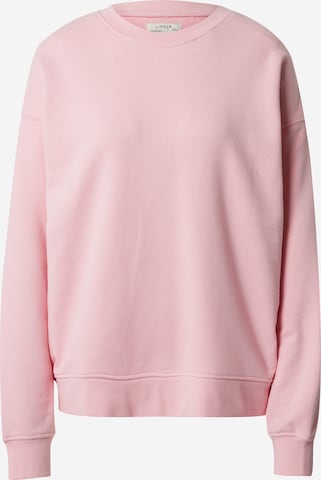 Sweat-shirt Lindex en rose : devant