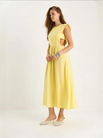 Bianco Lucci Jurk in Geel