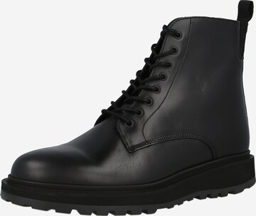 Shoe The Bear Lace-Up Boots in Black: front