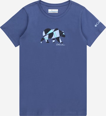 T-Shirt fonctionnel 'Mission Lake' COLUMBIA en bleu : devant