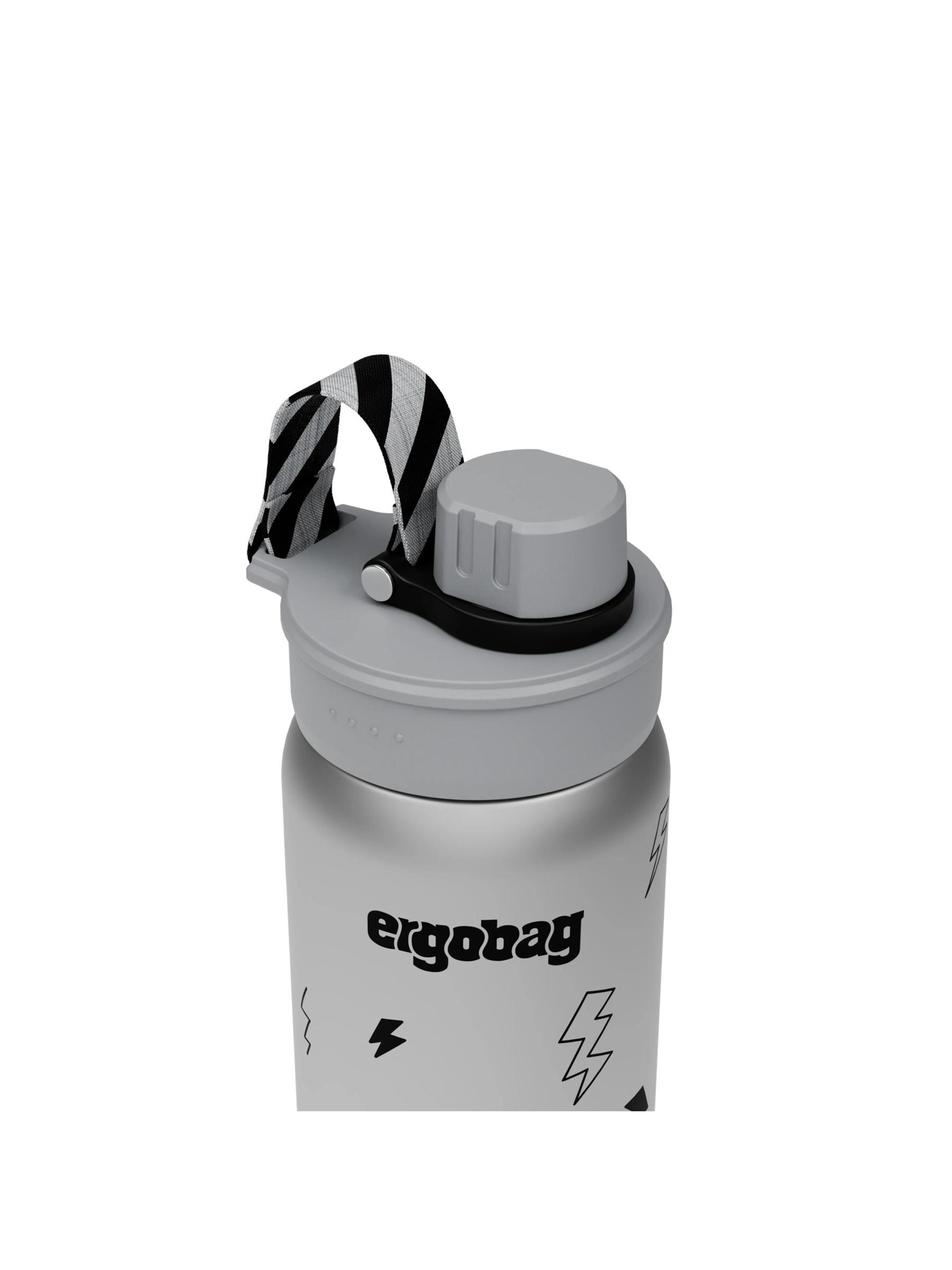 ergobag Trinkflasche 'Trinkflasche Edelstahl Trinkflasche'‌‌ in Schwarz