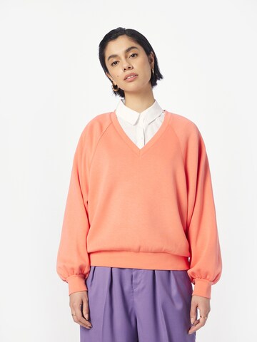 MSCH COPENHAGEN Sweatshirt 'Nelina' in Roze: voorkant