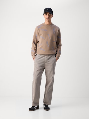 SCOTCH & SODA Sweatshirt i brun