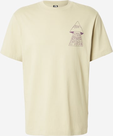 T-Shirt 'MOUNTAIN PLAY' THE NORTH FACE en vert : devant