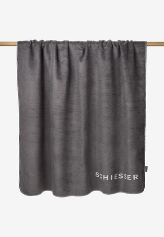 SCHIESSER Blankets 'Klara' in Grey