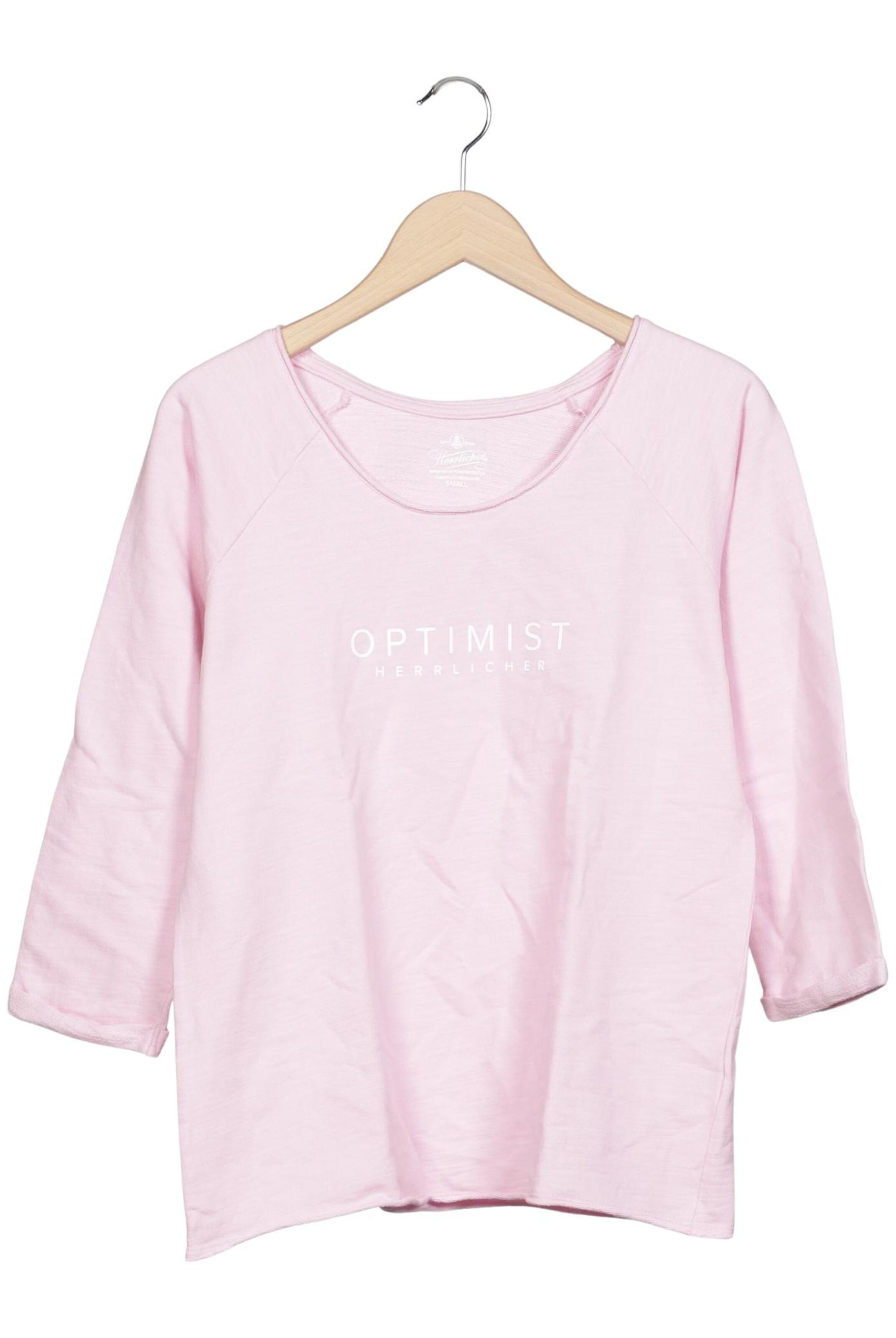 Herrlicher Sweatshirt & Zip-Up Hoodie in S in Pink: front