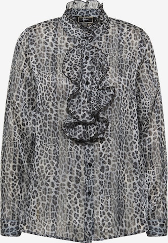 faina - Blusa em cinzento: frente