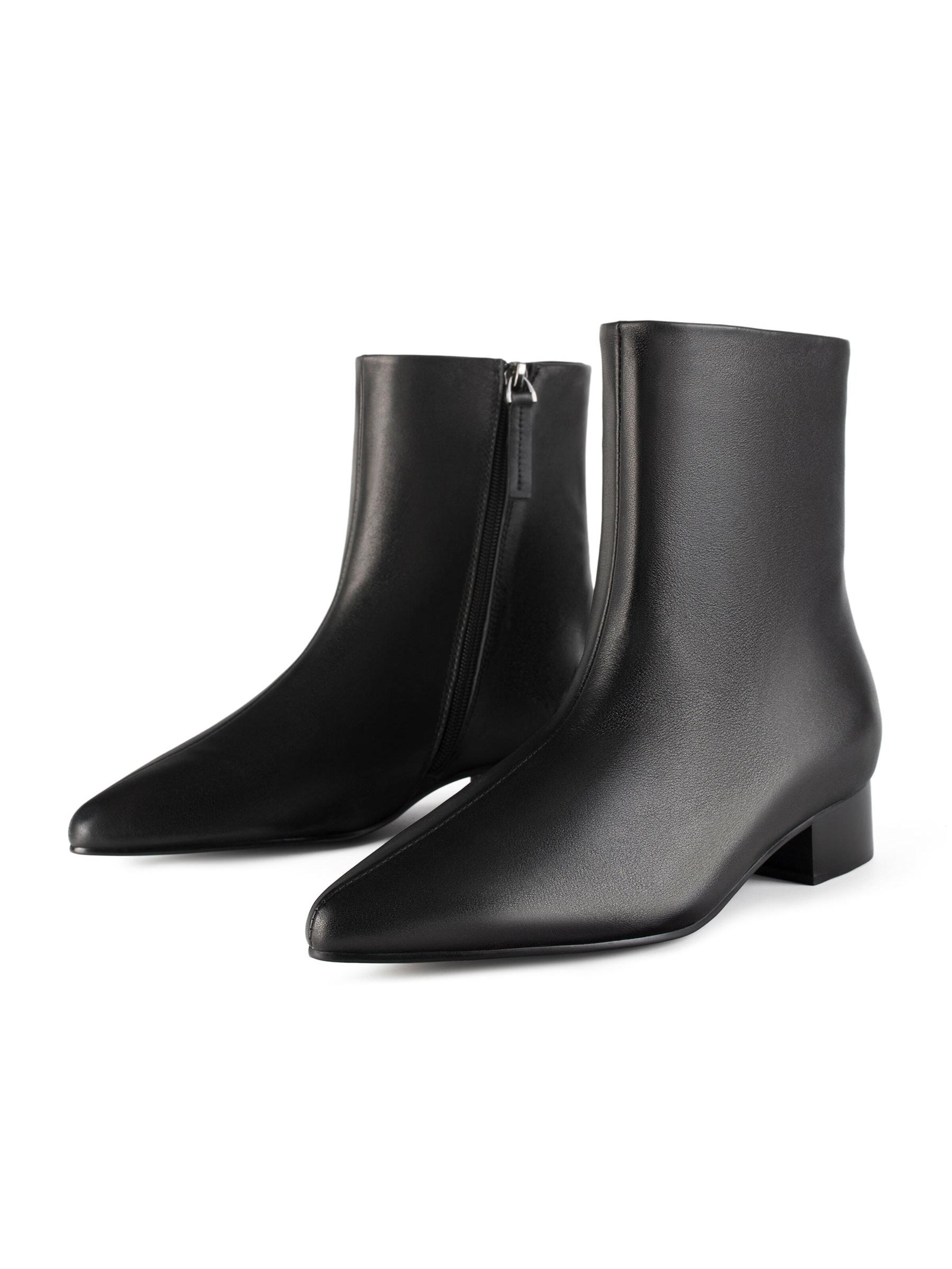 L37 HANDMADE SHOES Ankle Boots 'RAVEN GLIDE'‌ in Schwarz