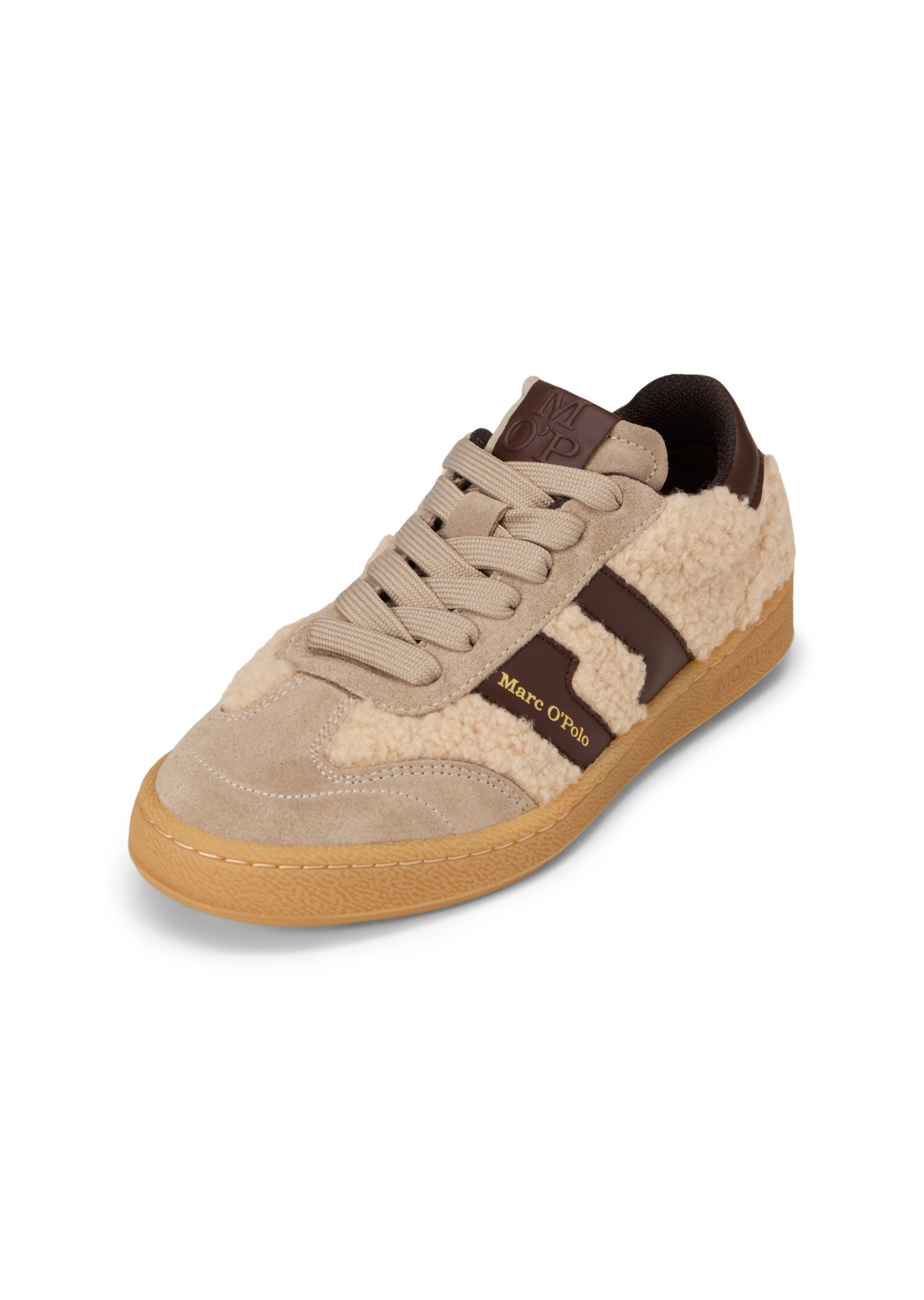 Marc O'Polo Sneaker 'Court' in Beige: Vorderseite