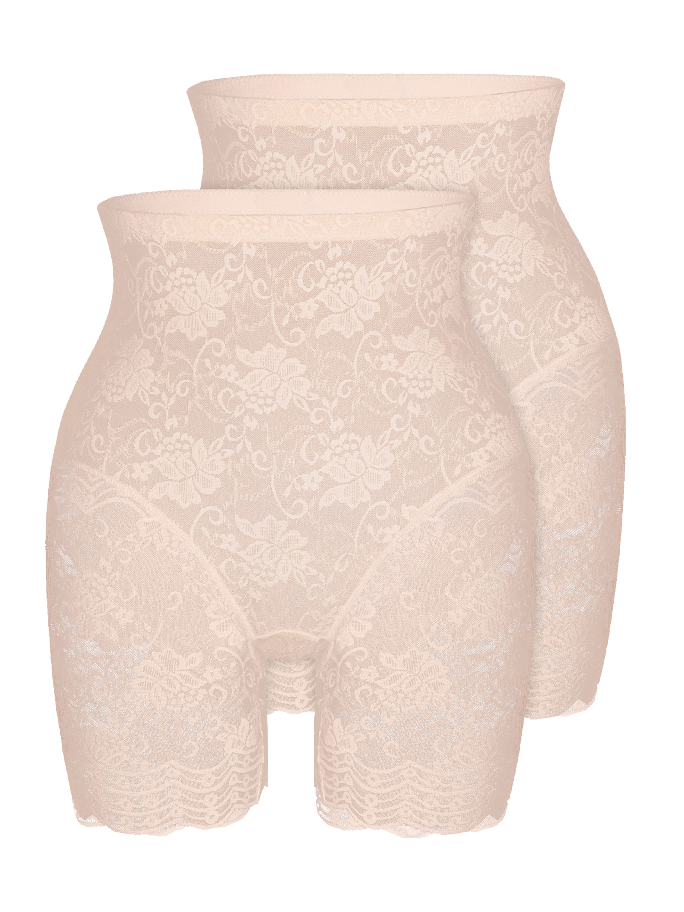 sassa Shaping Pants 'Functional Lace' in Beige: front