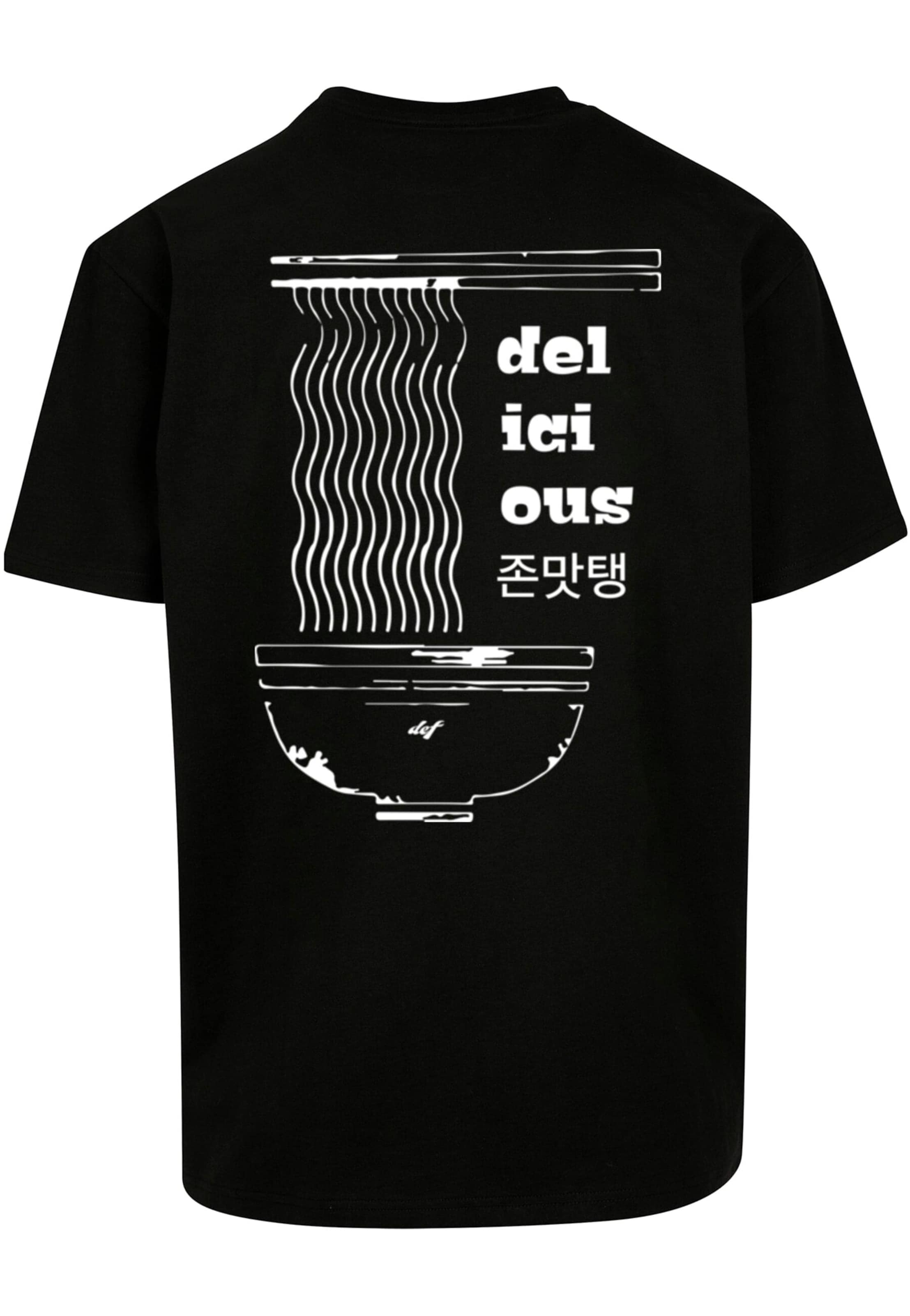 DEF Shirt 'Ramen' in Black