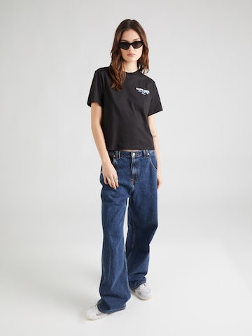 Tommy Jeans Тениска 'ESSENTIAL' в черно