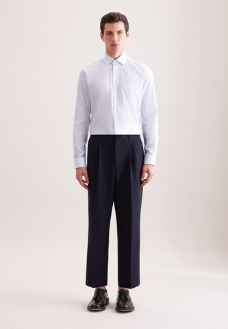Coupe regular Chemise business 'Smart Essentials' SEIDENSTICKER en bleu