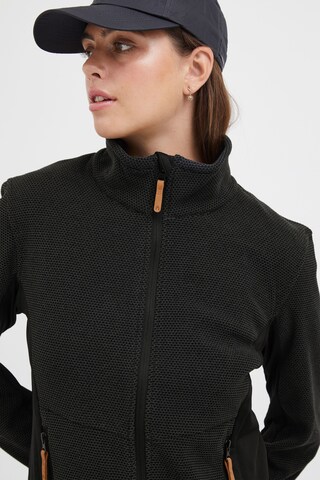 North Bend Fleece Jacket 'Helga' in Black