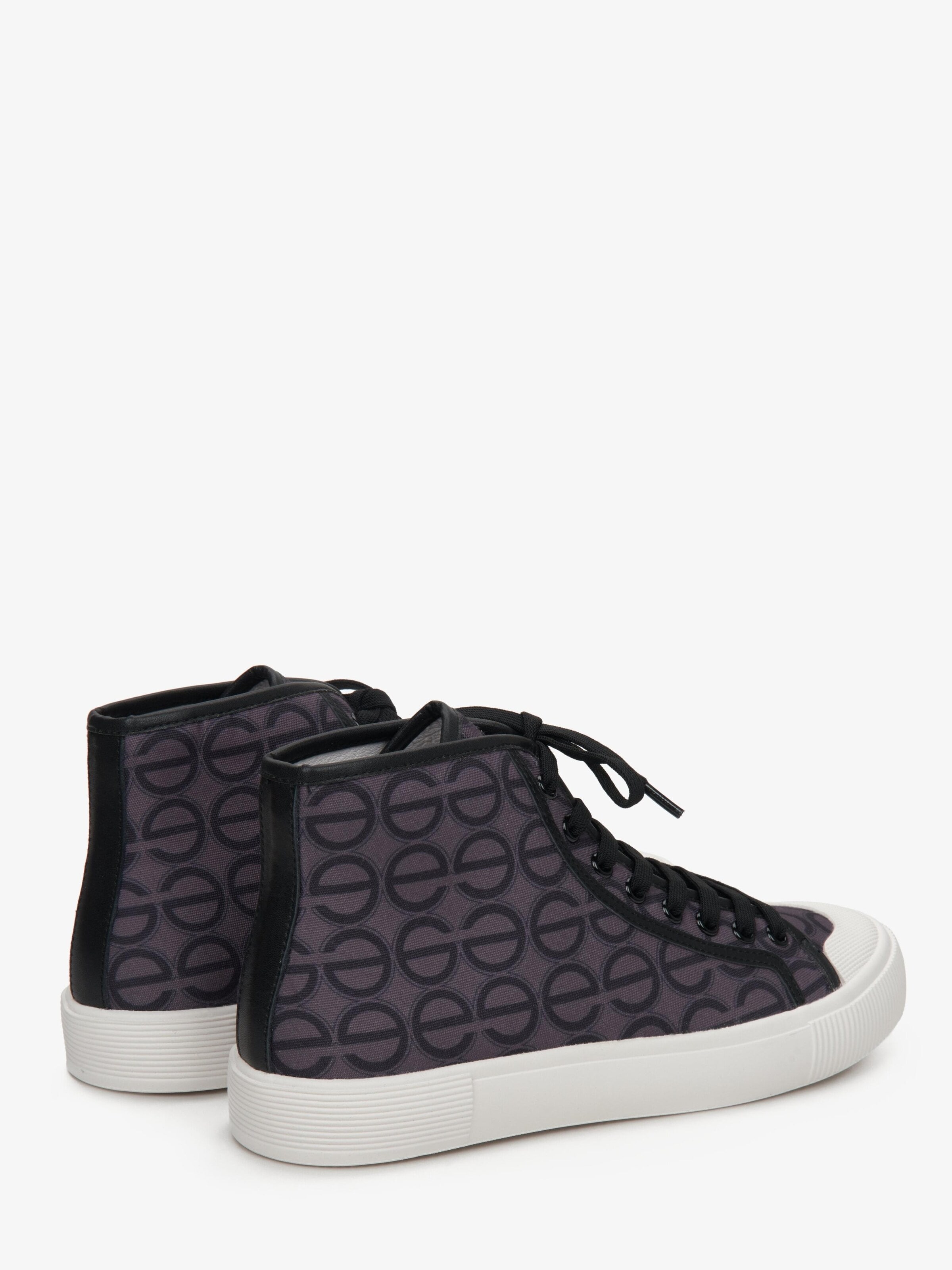 Estro Sneakersy wysokie '009-3' w kolorze czarny