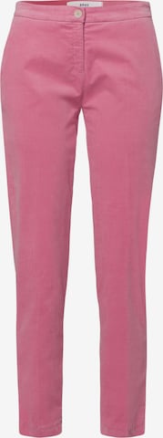 Slimfit Pantaloni con piega frontale 'Maron' di BRAX in rosa: frontale