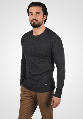 !Solid Sweater 'Barima' in Grey: front