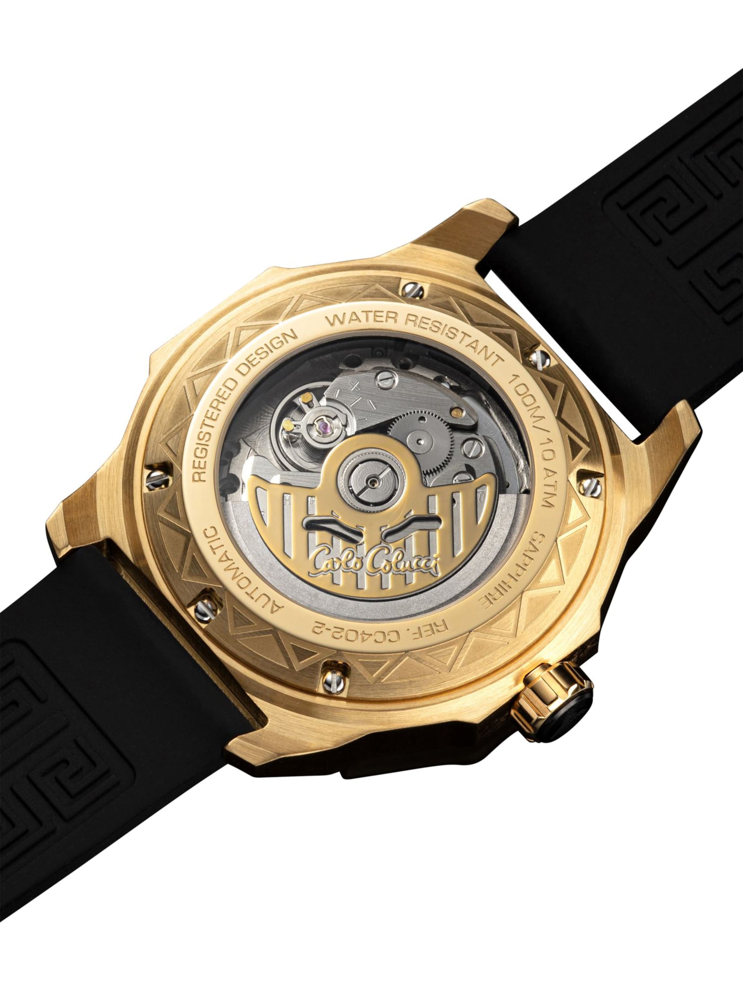 Carlo Colucci Analog watch ' Drabbe ' in Black