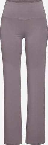 Pantalon de sport LASCANA ACTIVE en violet : devant