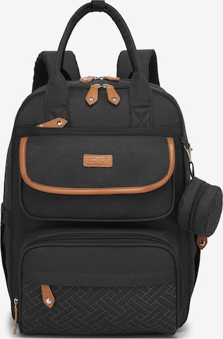 Kono Backpack in Black: front