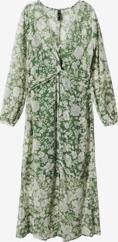 MANGO Letní šaty 'Lila' – zelená: přední strana
