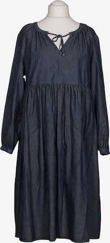 hessnatur Kleid XXL in Blau: Vorderseite