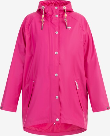 Schmuddelwedda Regenjacke in Pink: predná strana