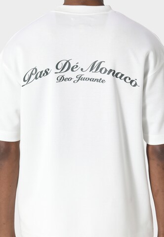 T-Shirt 'Crest' Pas De Monaco en blanc