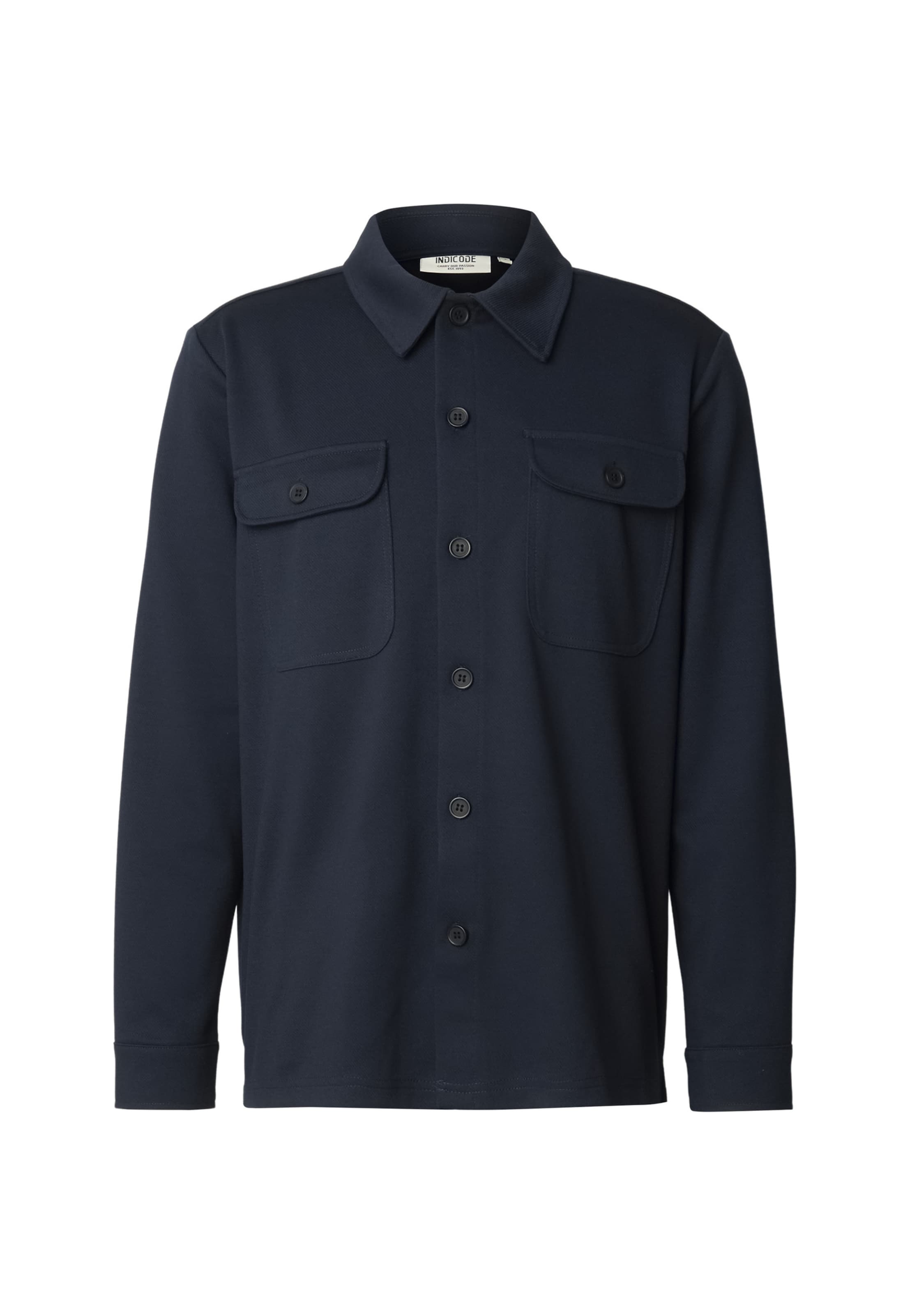 INDICODE JEANS Button Up Shirt 'Nello' in Navy, Item view