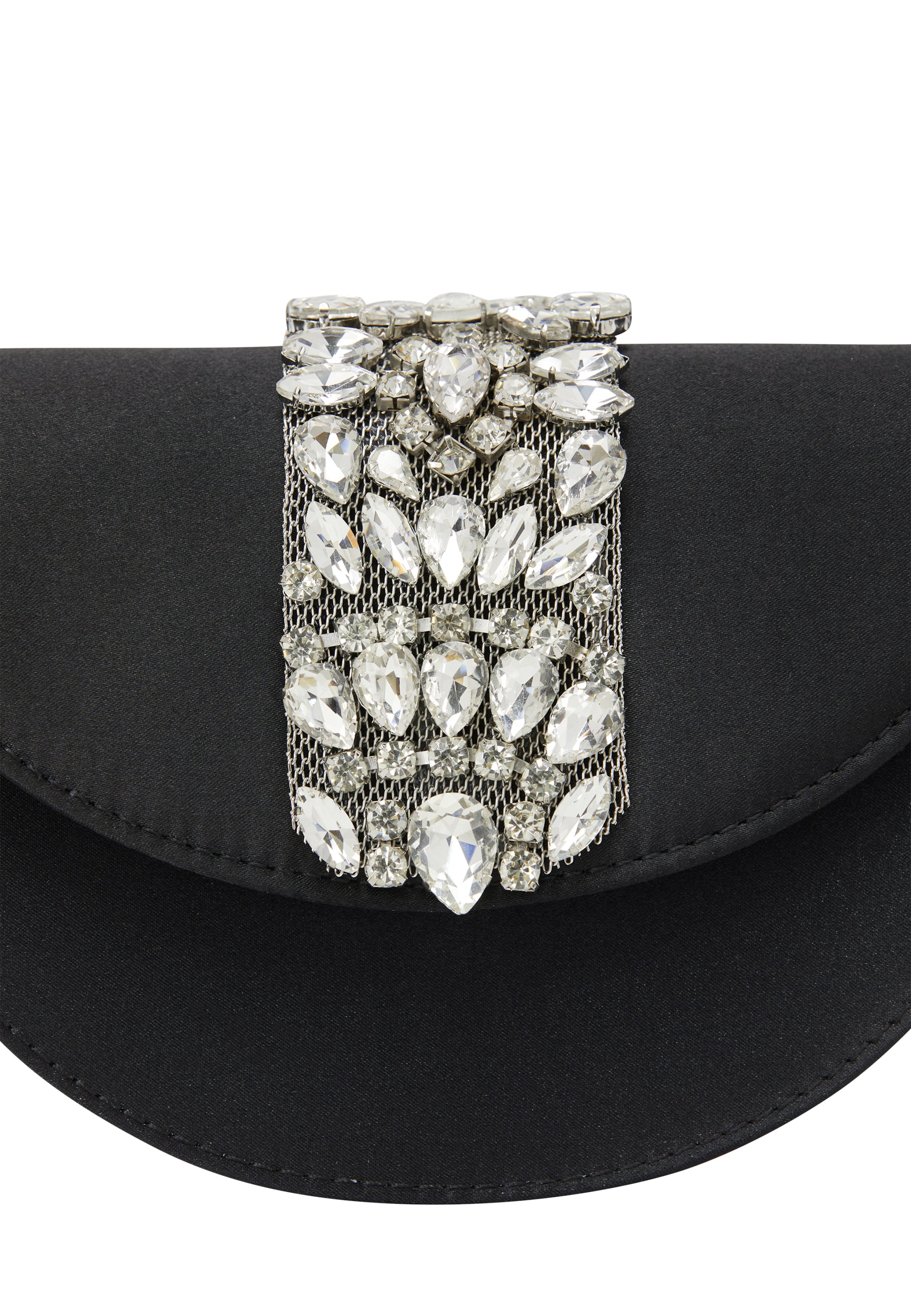 faina Clutch in Zwart