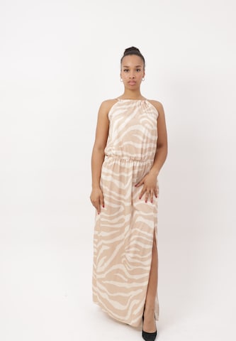 Elara Dress in Brown