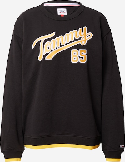 Tommy Jeans Sweater in safran / schwarz / weiß, Produktansicht