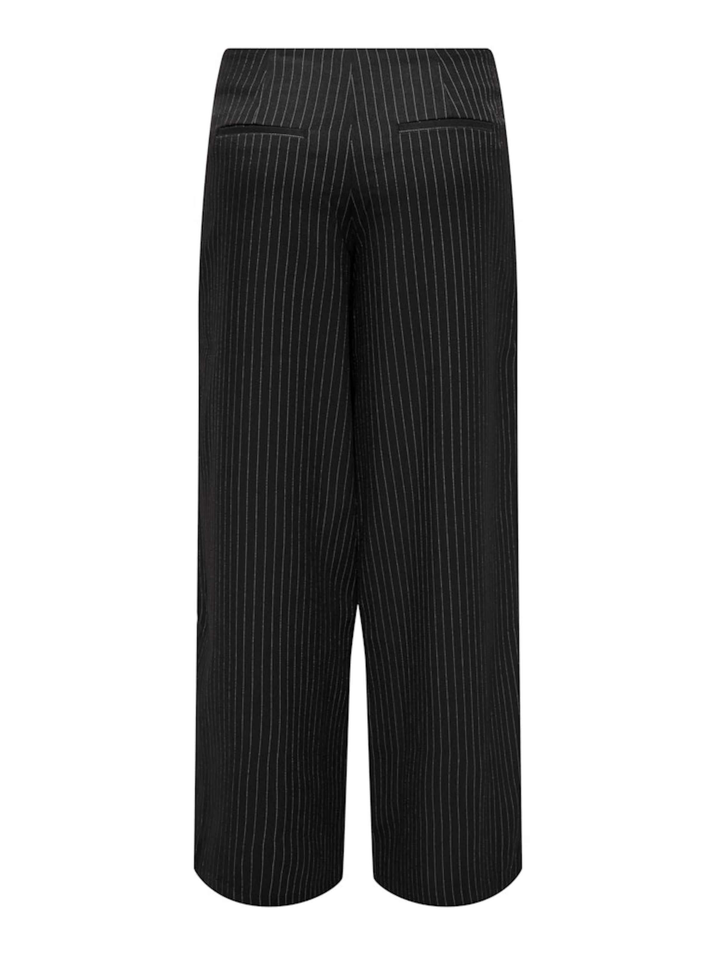 Wide Leg Pantalon à plis 'ONLBLISS LIFE' ONLY en noir