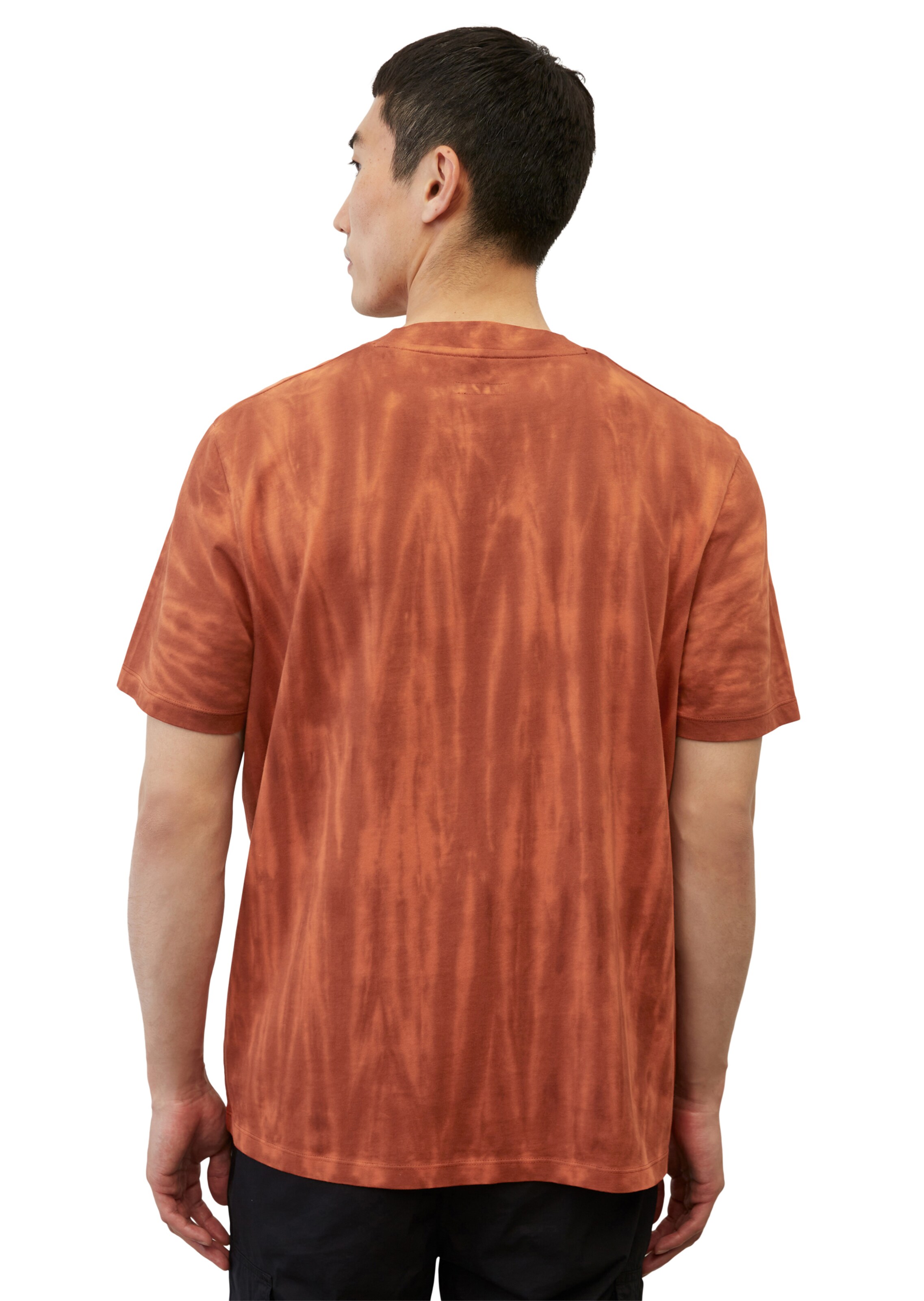 Männer Shirts Marc O'Polo Shirt in Hummer, Dunkelorange - JL41036 Männer Shirts Marc O'Polo Shirt in Hummer, Dunkelorange - JL41036