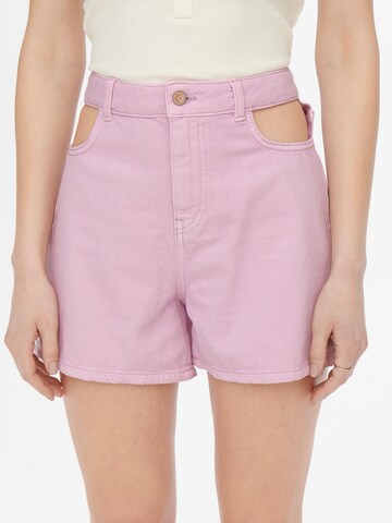 ONLY Regular Shorts 'CAMILLE' in Lila