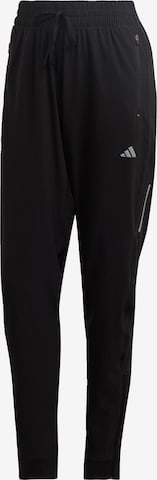 Slimfit Pantaloni sport 'Fast Tko ' de la ADIDAS PERFORMANCE pe negru: față