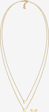 ELLI Jewelry Set 'Geo' in Gold: front
