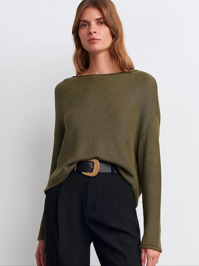 Dilvin Pull-over 'Pullover' en S-L en olive, Vue avec produit