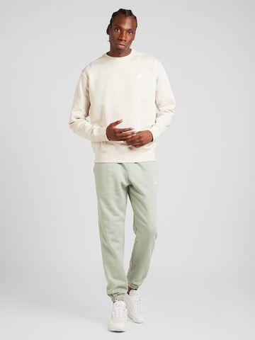 Nike Sportswear Klasický střih Mikina 'Club Fleece' – bílá
