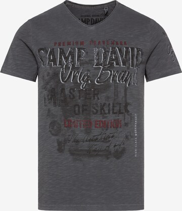CAMP DAVID Shirt in Schwarz: predná strana