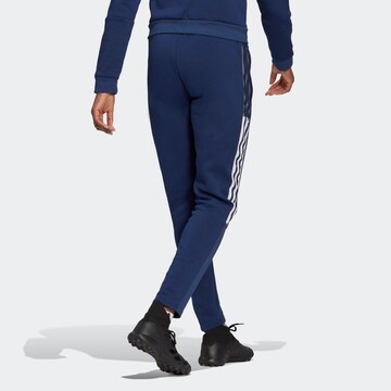 ADIDAS SPORTSWEAR Дънки Tapered Leg Спортен панталон 'Tiro 21 Sweat' в синьо