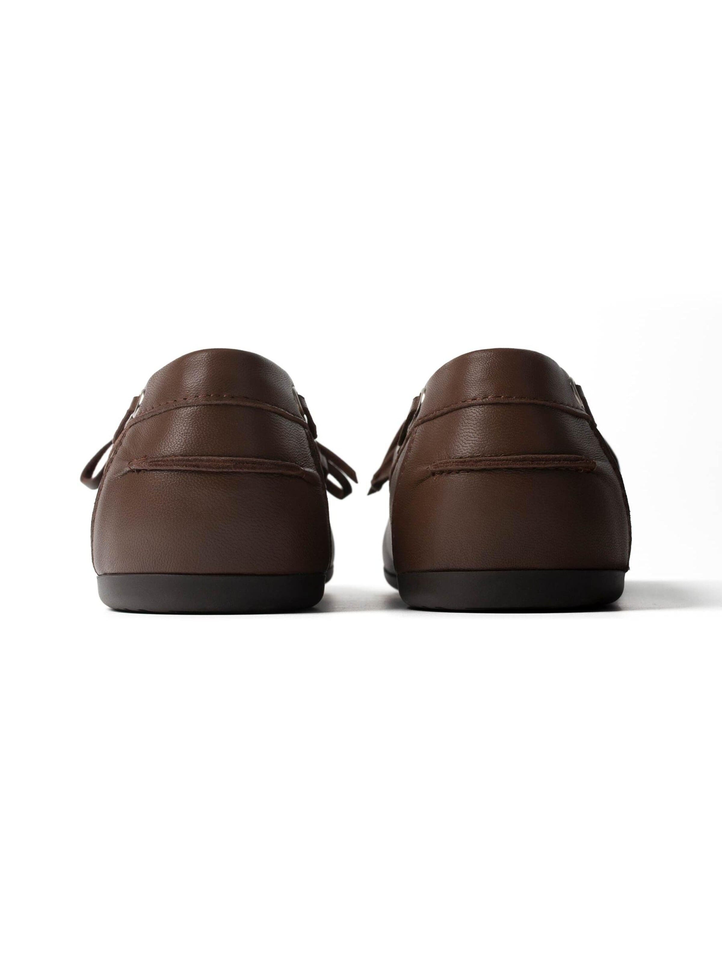 L37 HANDMADE SHOES - Mocasines 'SLOW LIFE' en marrón