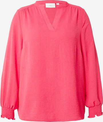 Chemisier 'CARMETTA' ONLY Carmakoma en rose : devant