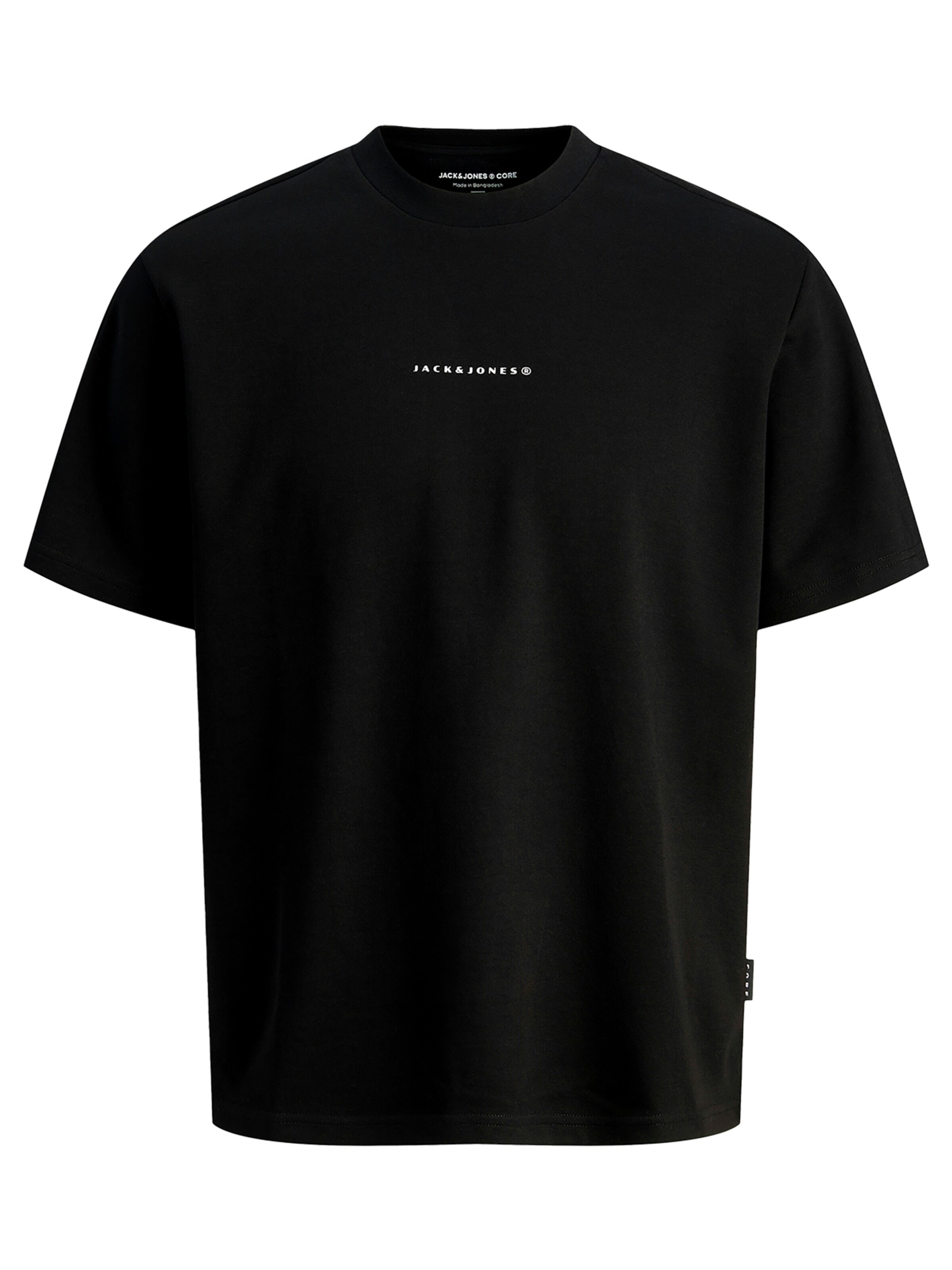 JACK & JONES Shirt 'Point Back Imagery'‌‌‌‌‌ in Schwarz: Vorderseite