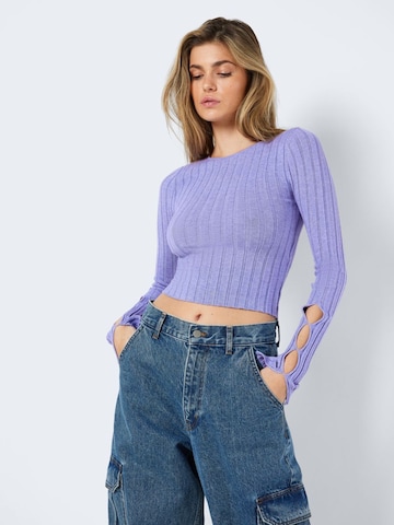 Noisy may Sweater 'Frey' in Purple