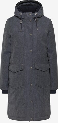 DreiMaster Vintage Winter Coat in Blue: front